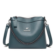 Bolsa Crossbody Couro Francine Bolsa 29 Florentinni - Bolsa Crossbody Couro Francine Florentinni Azul 