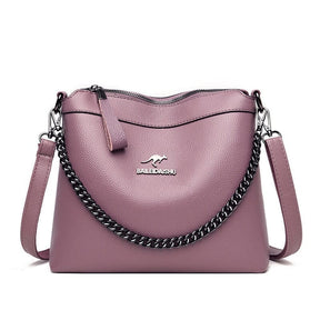 Bolsa Crossbody Couro Francine Bolsa 29 Florentinni - Bolsa Crossbody Couro Francine Florentinni Roxo 