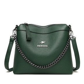 Bolsa Crossbody Couro Francine Bolsa 29 Florentinni - Bolsa Crossbody Couro Francine Florentinni Verde 