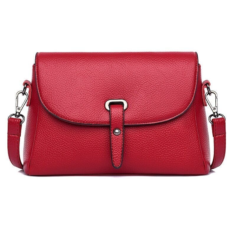 Bolsa de Couro Stephanie Bolsa 27 Florentinni - Bolsa de Couro Stephanie Florentinni Vermelho 